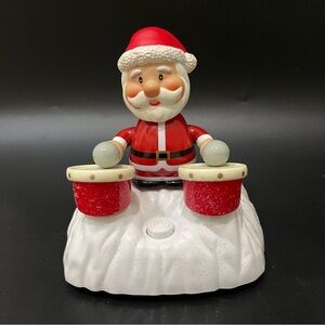 Animated Chain Fong Santa Claus Playing Drums - Works